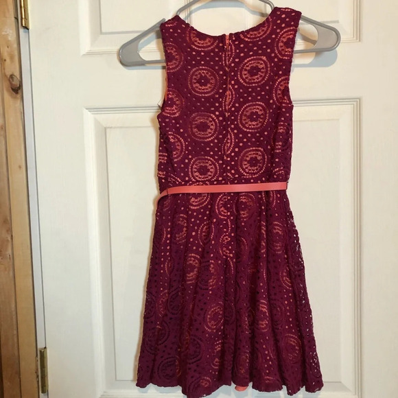 NWT Speechless Sleeveless Girls Dress Size 8 Lace - Picture 4 of 4